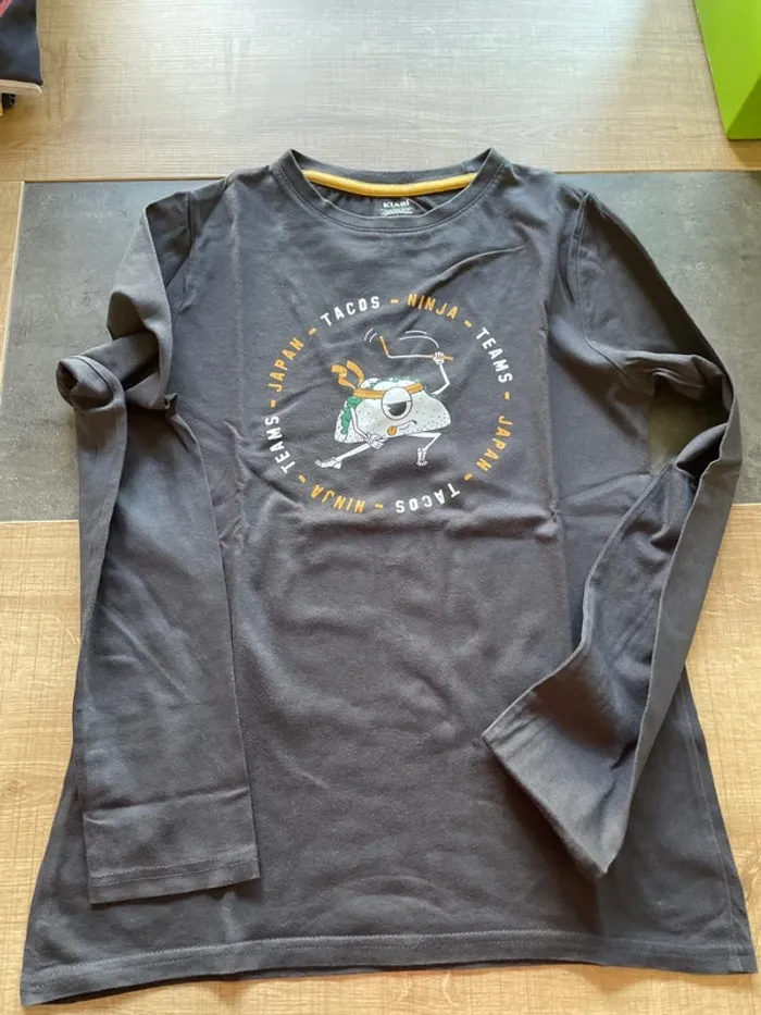 Lot 4 tee-shirts manches longues 12 ans - photo numéro 6
