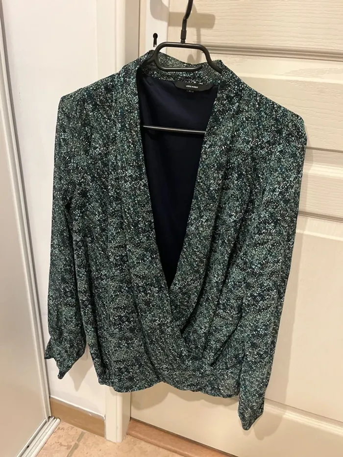 Blouse cache cœur