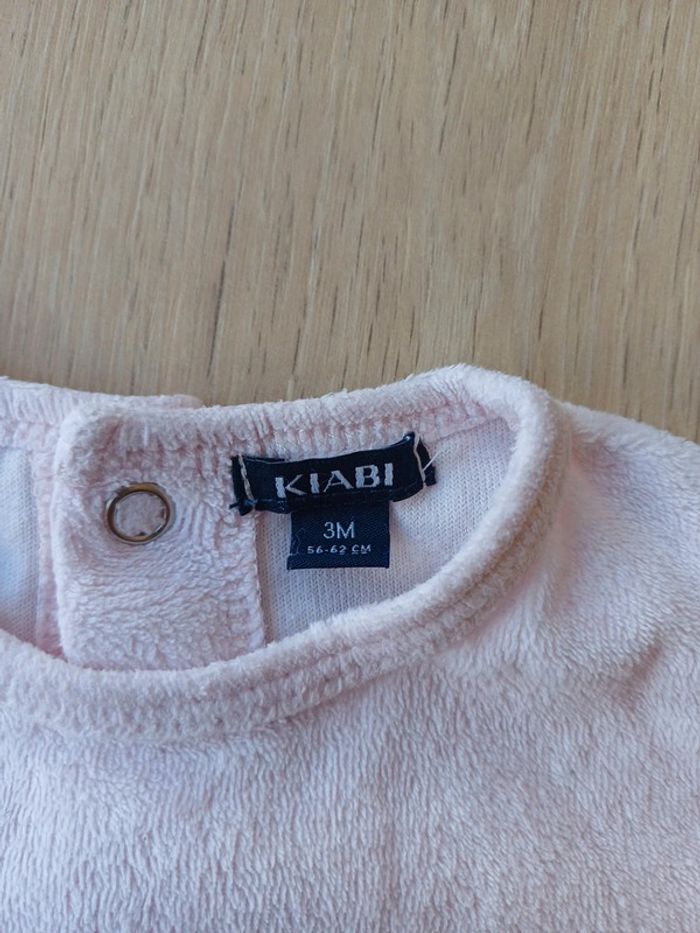 Pyjama kiabi 3 mois rose très très claire - photo numéro 3