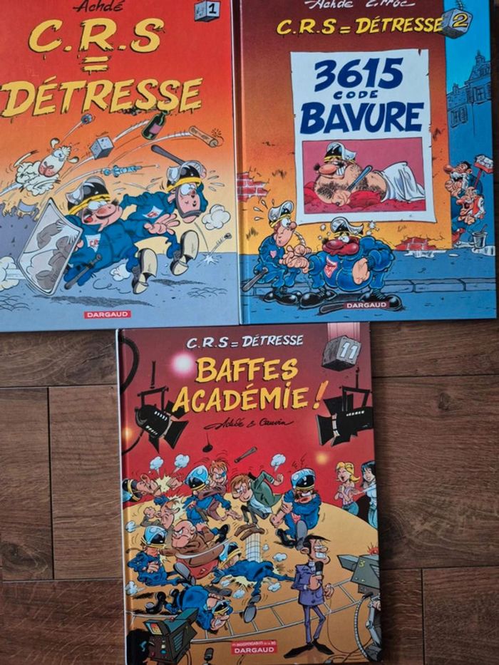 Lot de 3 bandes dessinées Crs=détresse