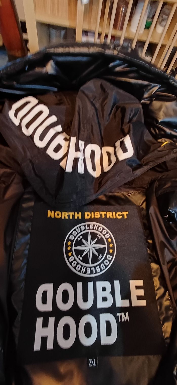 Doudoune doublehood sans manche noir - photo numéro 8