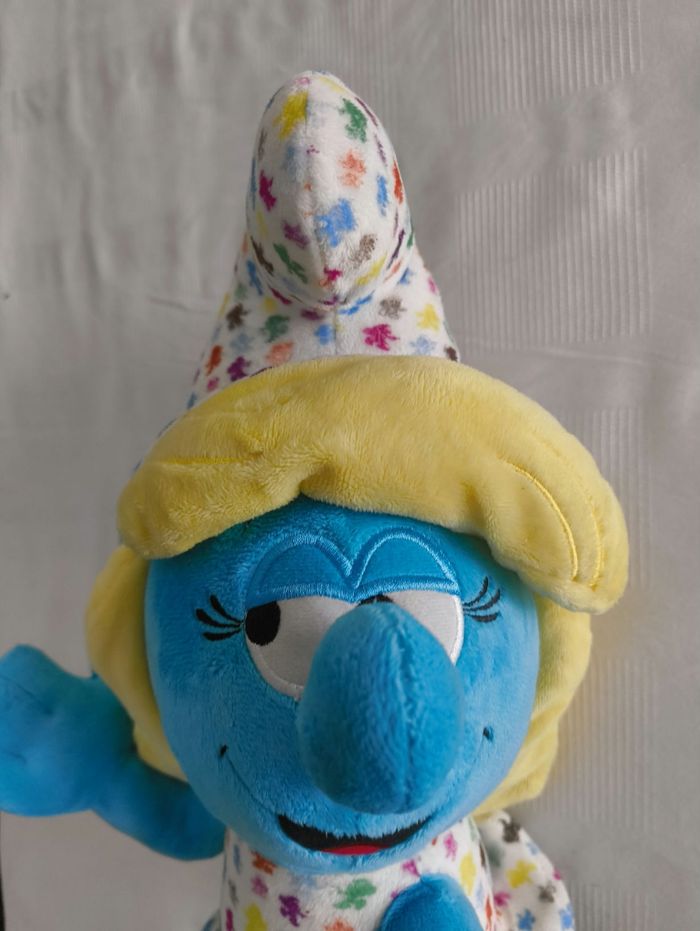 Grande peluche schtroumpfette - photo numéro 4