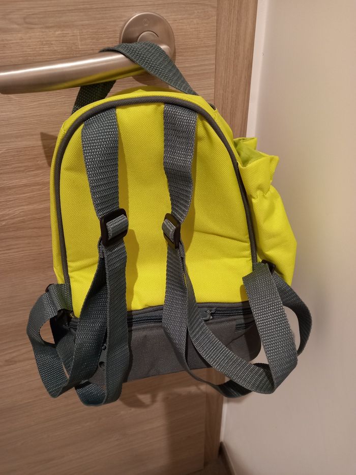 Joli Sac à  dos isotherme enfant jaune avec motifs animaix - photo numéro 6