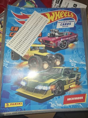 Classeur panini hot wheels