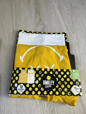 Lot de 2 débardeurs Marcel 10 ans smiley World