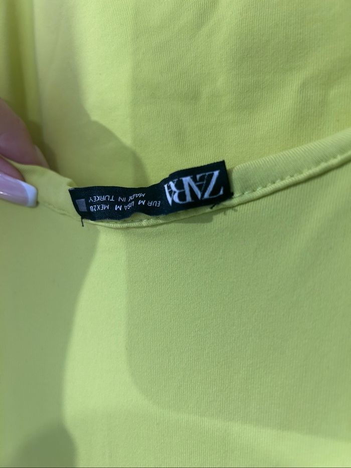 Robe longue jaune Zara - photo numéro 5