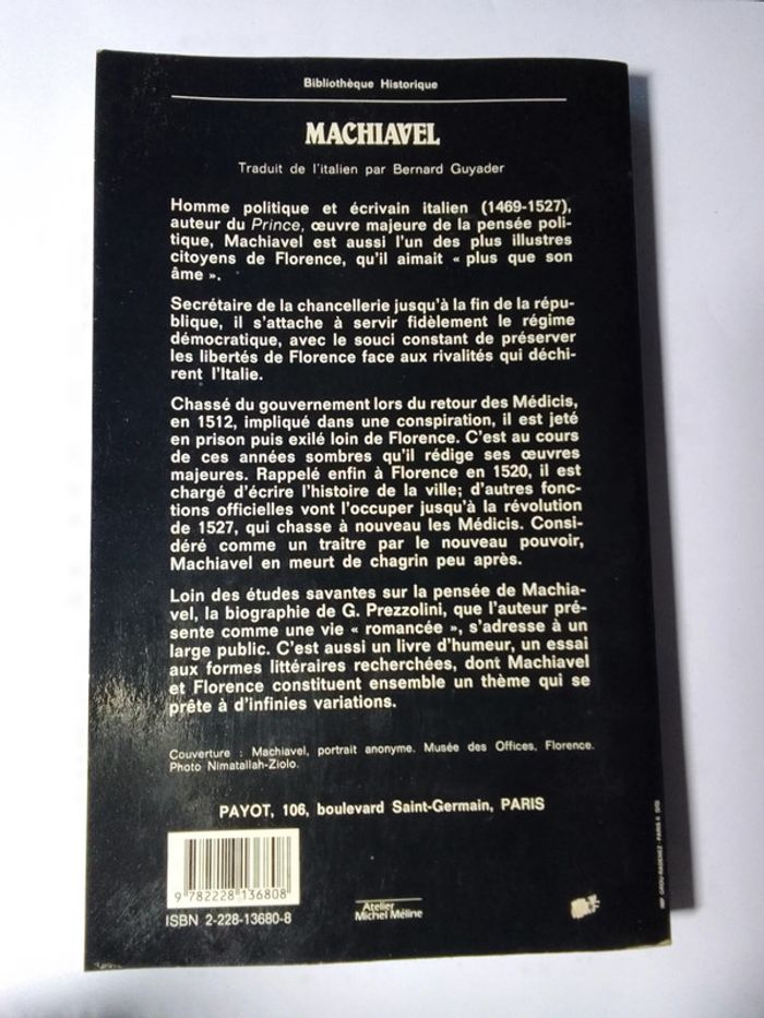 Giuseppe Prezzolini - Machiavel - photo numéro 2