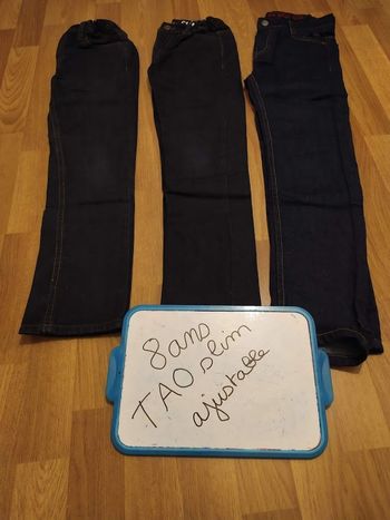 lot 3 jeans 8 ans tao