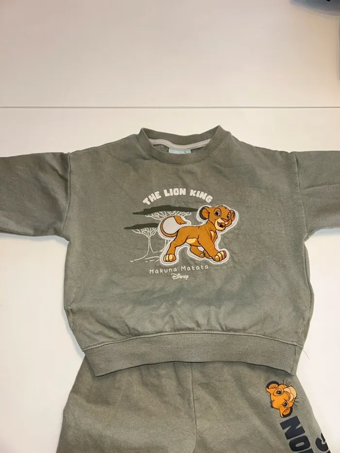 Ensemble jogging garçon roi Lion 3/4 ans - photo numéro 2