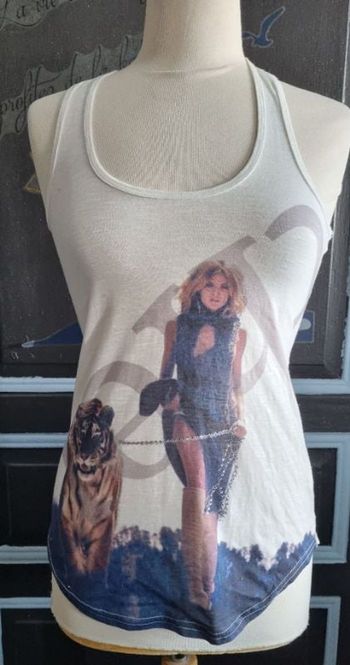 Débardeur femme avec tigre taille S/M