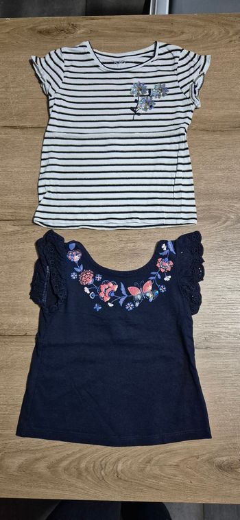 Lot t-shirts MC 24 mois 🌸 🦋