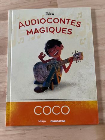 Livre Disney Audiocontes Magiques n°35 – Coco – Bon État (Sans Figurines)