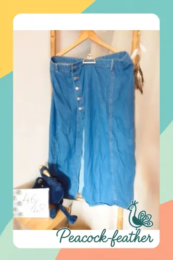Jupe longue jean 46/48 2xl shein