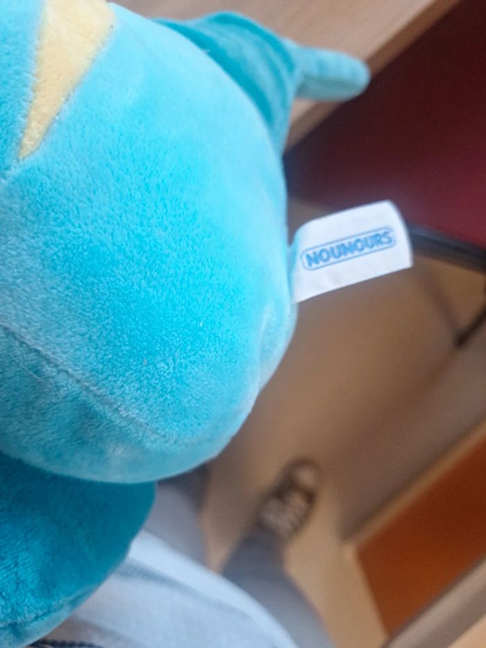 Doudou Chat Bleu et Jaune Nounours - photo numéro 5