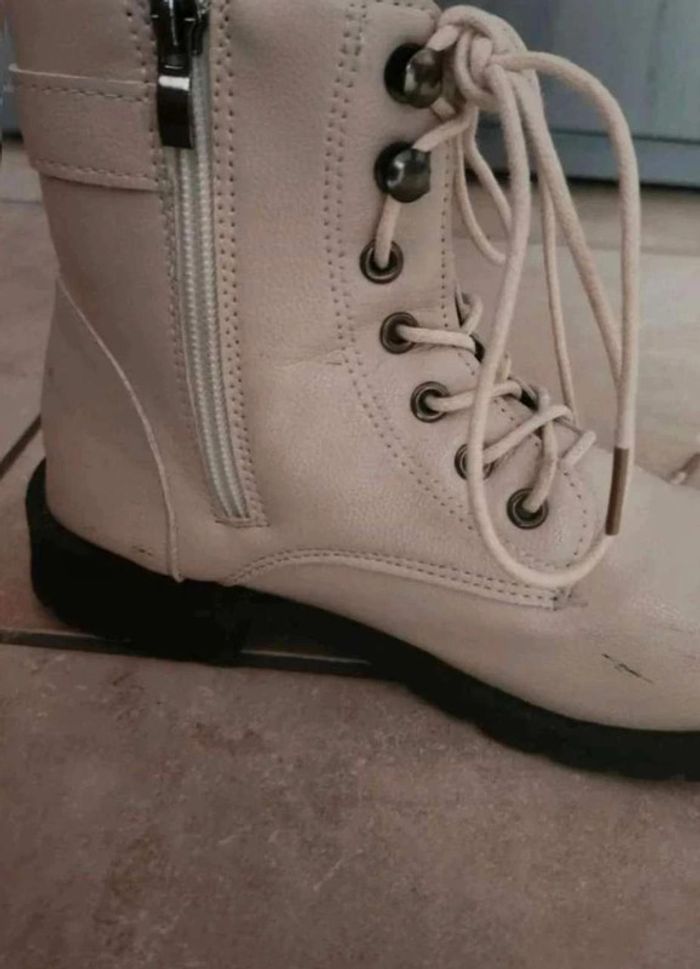 Bottines creme - photo numéro 4