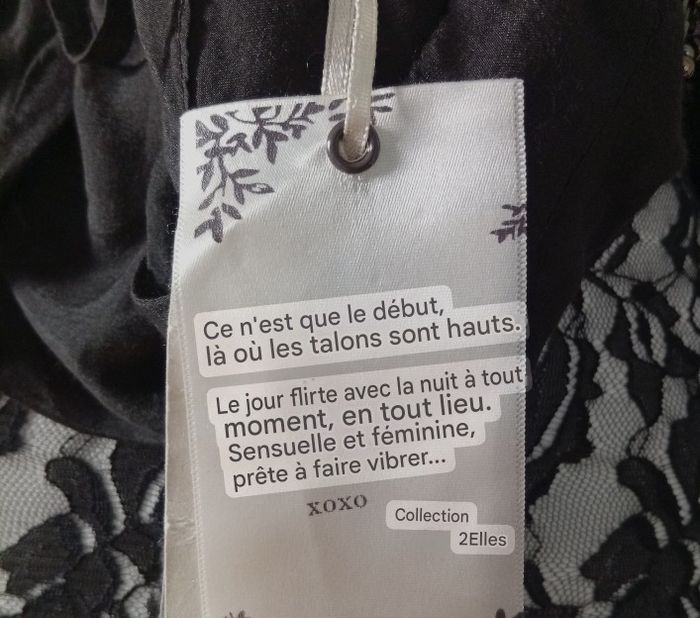 Jolie robe tunique décos perles légèrement transparente indiqué S peut aller à un 38 Coton/soie - photo numéro 9