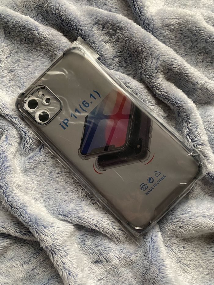 Coque téléphone anti choc noir iPhone 11