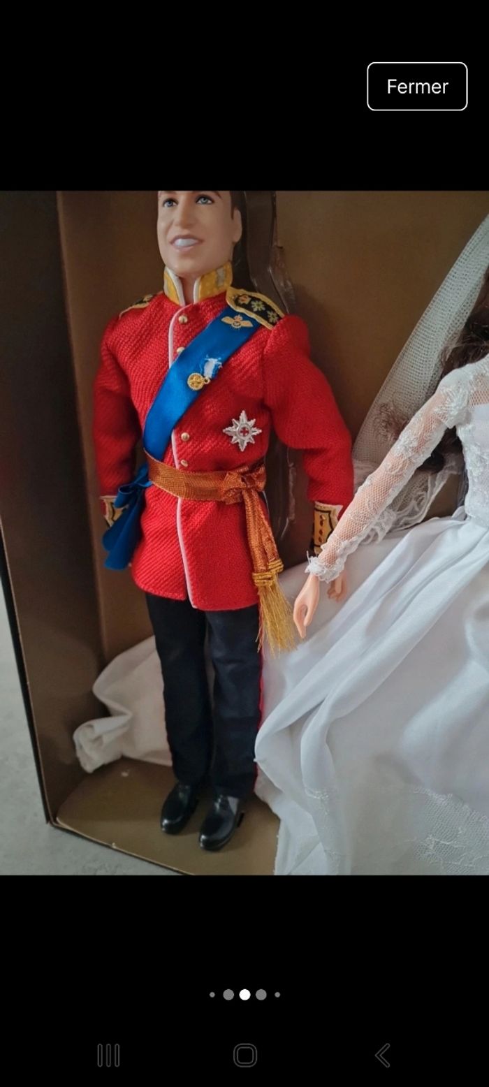 Coffret Prince William et Barbie Kate Middleton - photo numéro 2