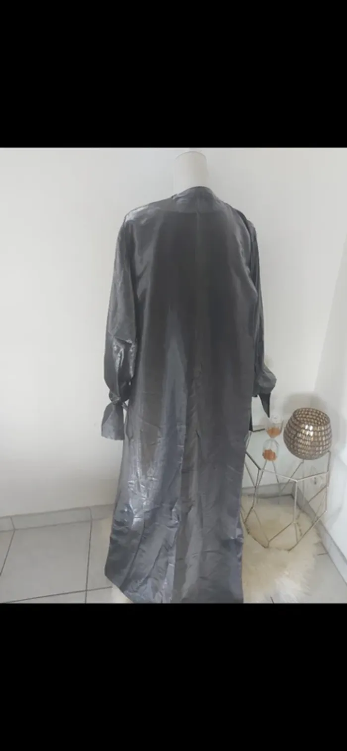 Robe kimono 👘 4 pièces argenté noir neuve - photo numéro 9