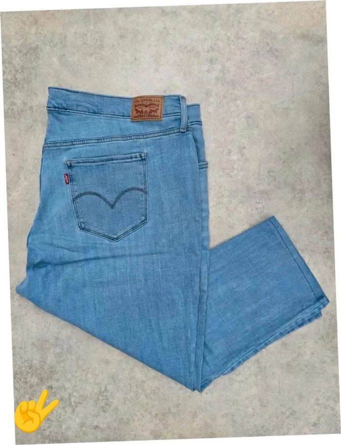 Jeans Levi's 311 W46|FR56 coupe baggy bleu Femme-Women PAN254