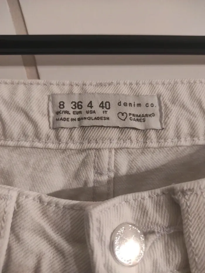 Jean blanc Primark T36 - photo numéro 2