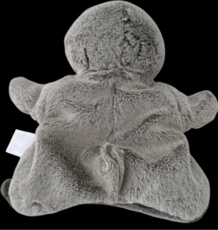 ❤️B5008 Doudou Marionnette Pingouin Tex Baby Gris Blanc - photo numéro 3