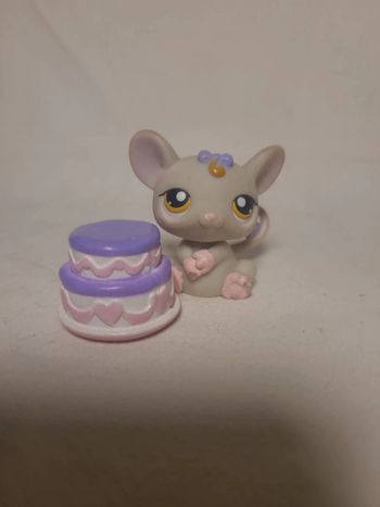 souris petshop et son gateau