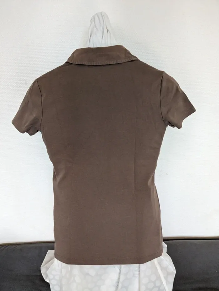 Polo Esprit - marron taupe - photo numéro 2