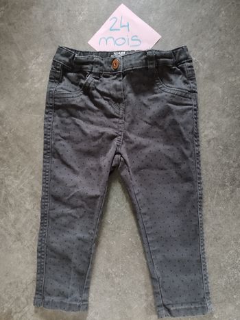 Pantalon gris 24 mois