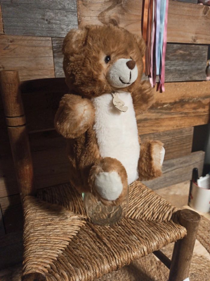Peluche marionnette ours histoire d'ours tbe - photo numéro 4