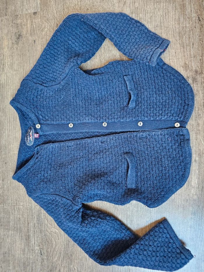 Gilet bleu sergent major 6 ans