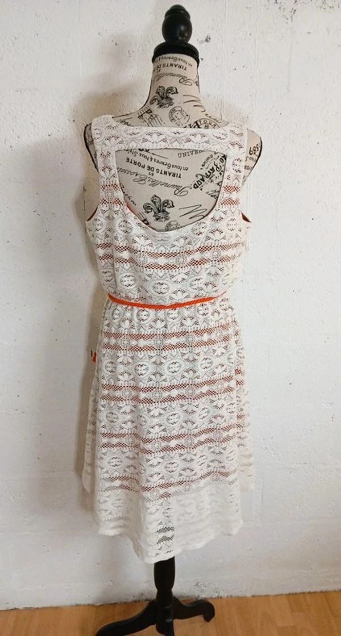 🧡 Robe doublée style broderie anglaise – Trixxi – Taille XL – Très bon état - photo numéro 5
