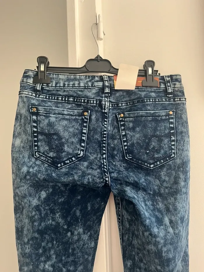 Jean skinny bleu Mystic T38 neuf avec étiquette - photo numéro 7
