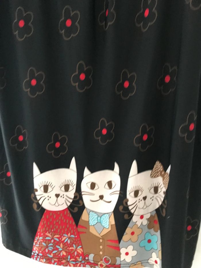 Tunique fluide chat vintage Xl - photo numéro 2