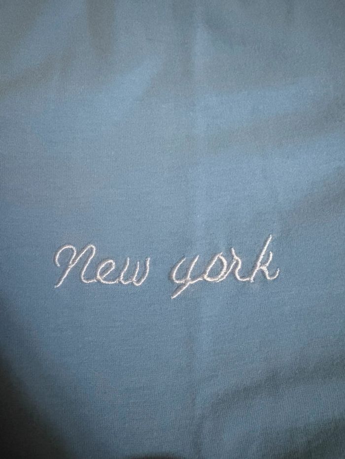 T-shirt bleu "New York" - photo numéro 2