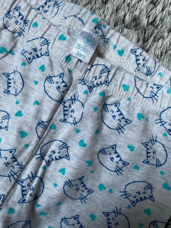 Legging motifs chats - 3 ans - photo numéro 2