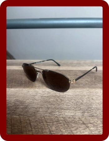 Lunette de soleil Jean Patou modèle aviateur 2000’ branche fine
