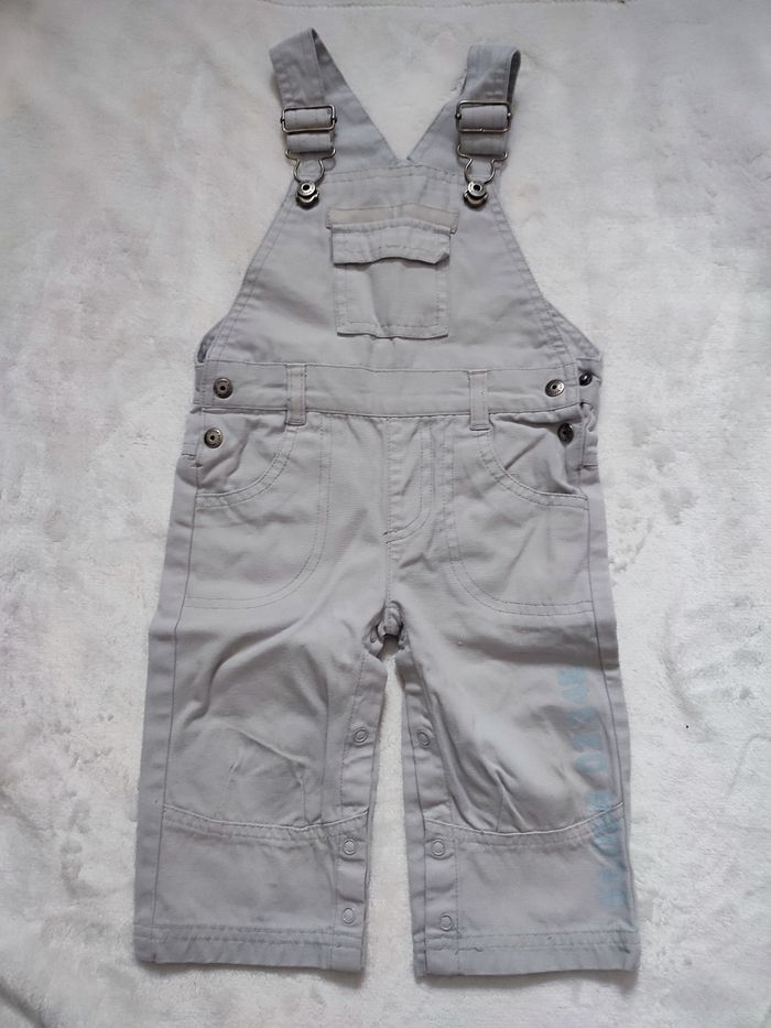 Salopette beige in extenso taille 74cm