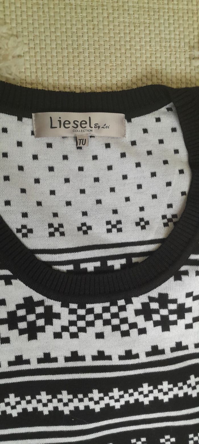 Haut sans manches noir et blanc femme - photo numéro 5