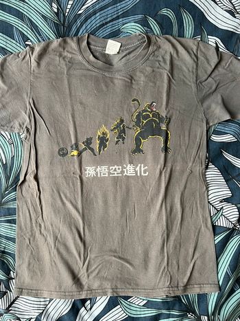TEE shirt transformation dragon ball z taille 14 ans