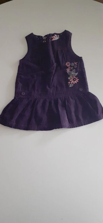 Robe velours 12 mois kimbaloo