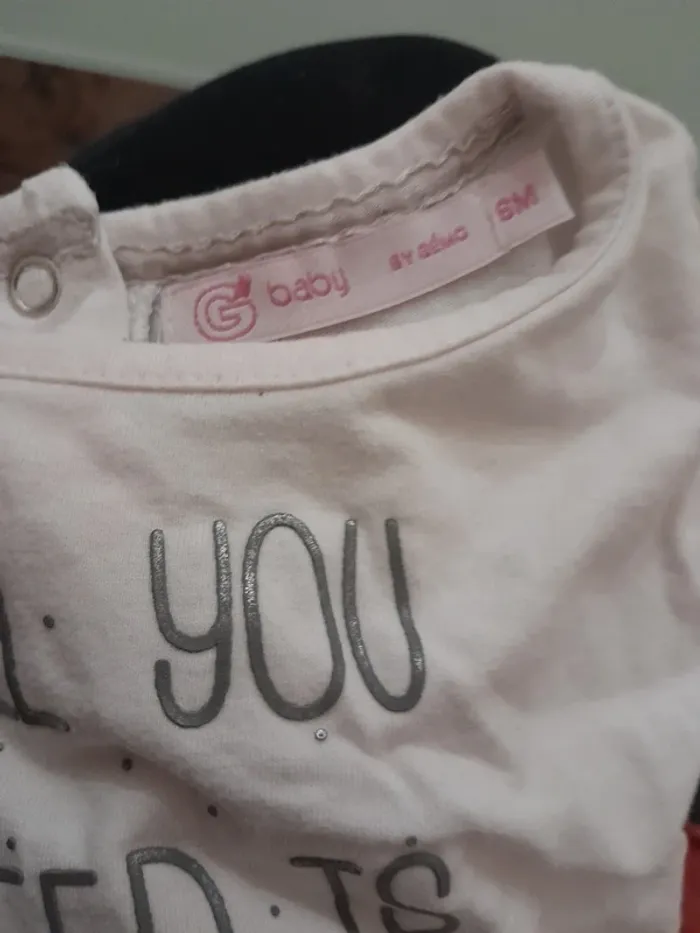 T-shirt fille 6 mois - photo numéro 3