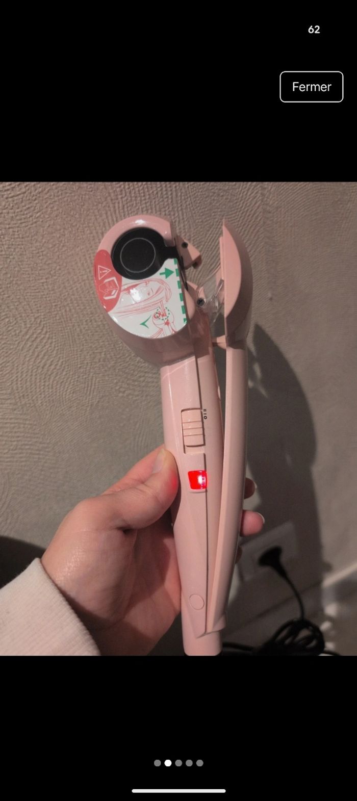 Rose blush curl secret Babyliss - photo numéro 2