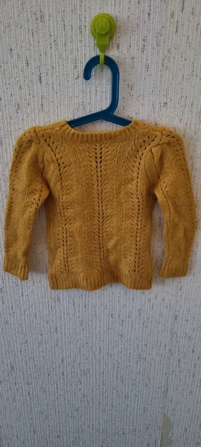 Pull chaud moutarde taille 4 ans kiabi - photo numéro 6