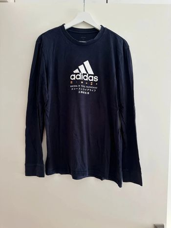 T-shirt Adidas manches longues bleu marine - original taille M