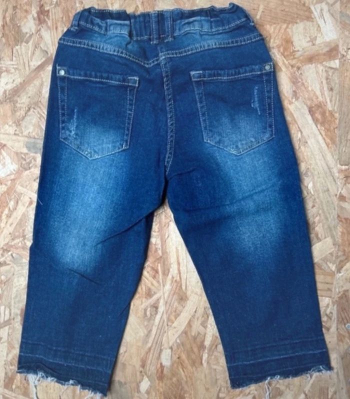 Pantacourt real denim 9/10 ans - photo numéro 2