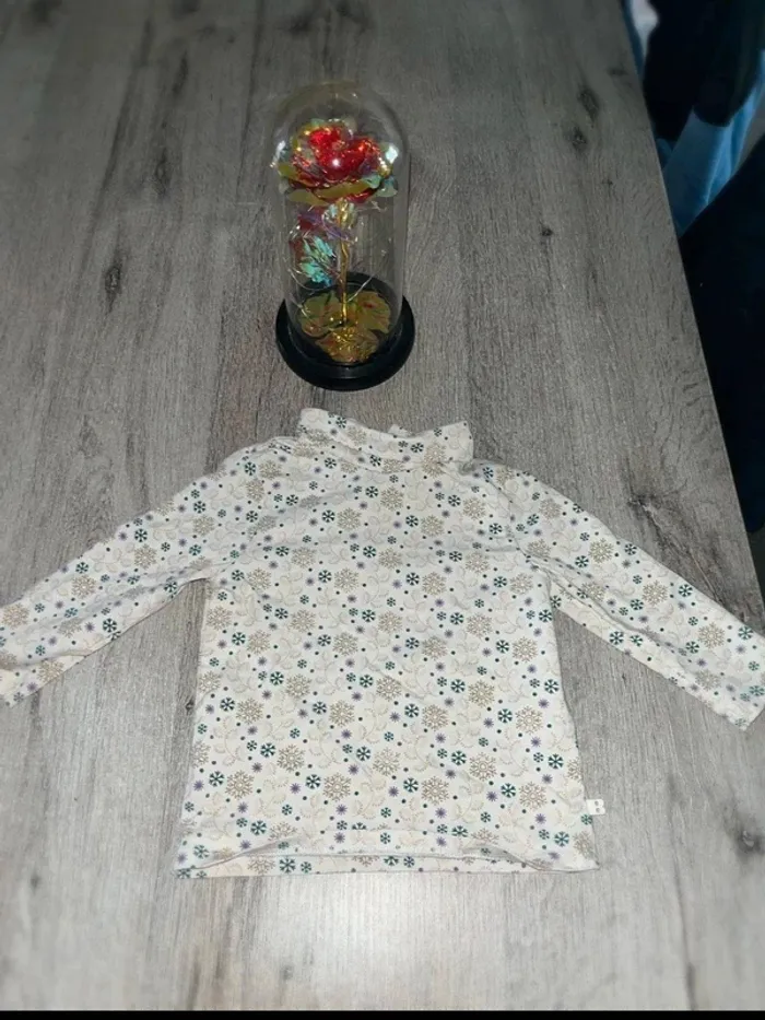 🌼 Joli haut fleuri à manches longues 🌼