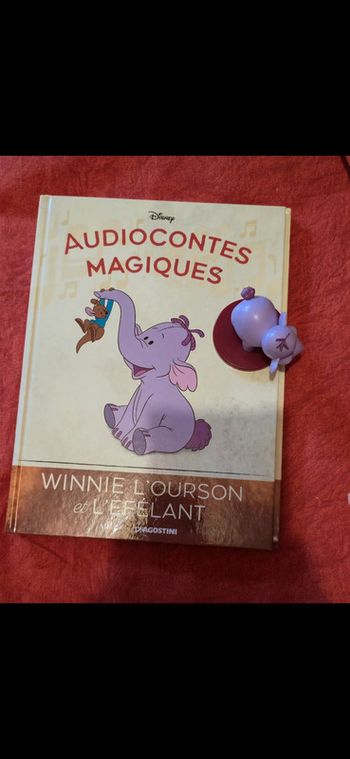 Livre et figurine 86 audiocontes magiques Disney altaya audio conte compte comte magic