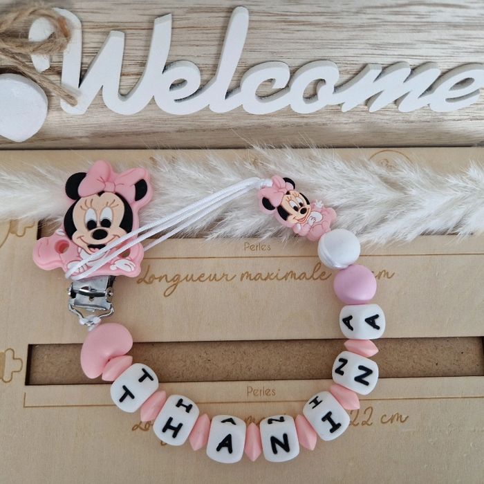 Attaches tétines en silicone minnie et mickey