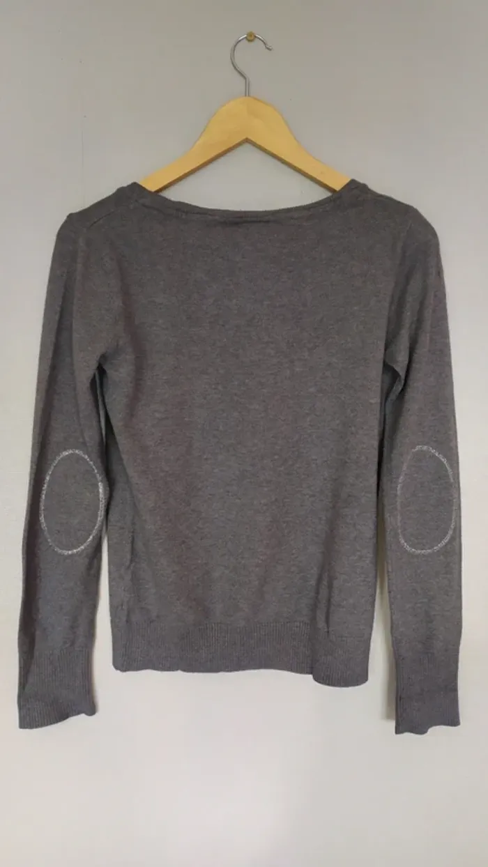 Pull gris femme - photo numéro 2